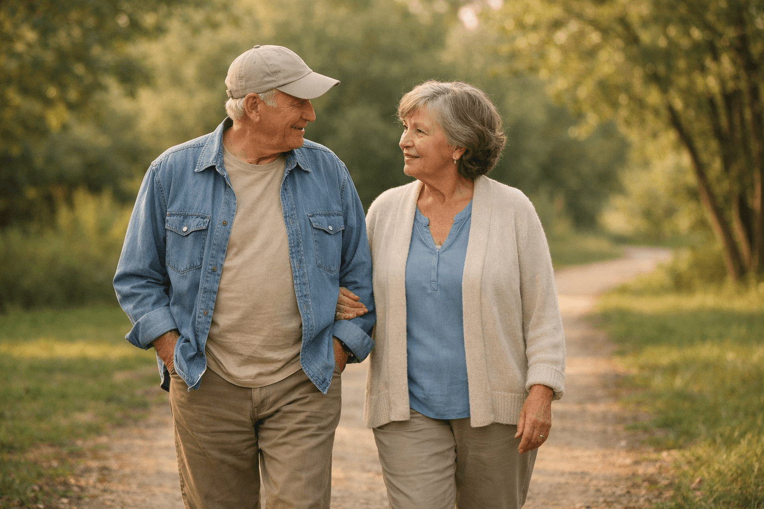 Ouderen samen in een rustige en gezellige setting
